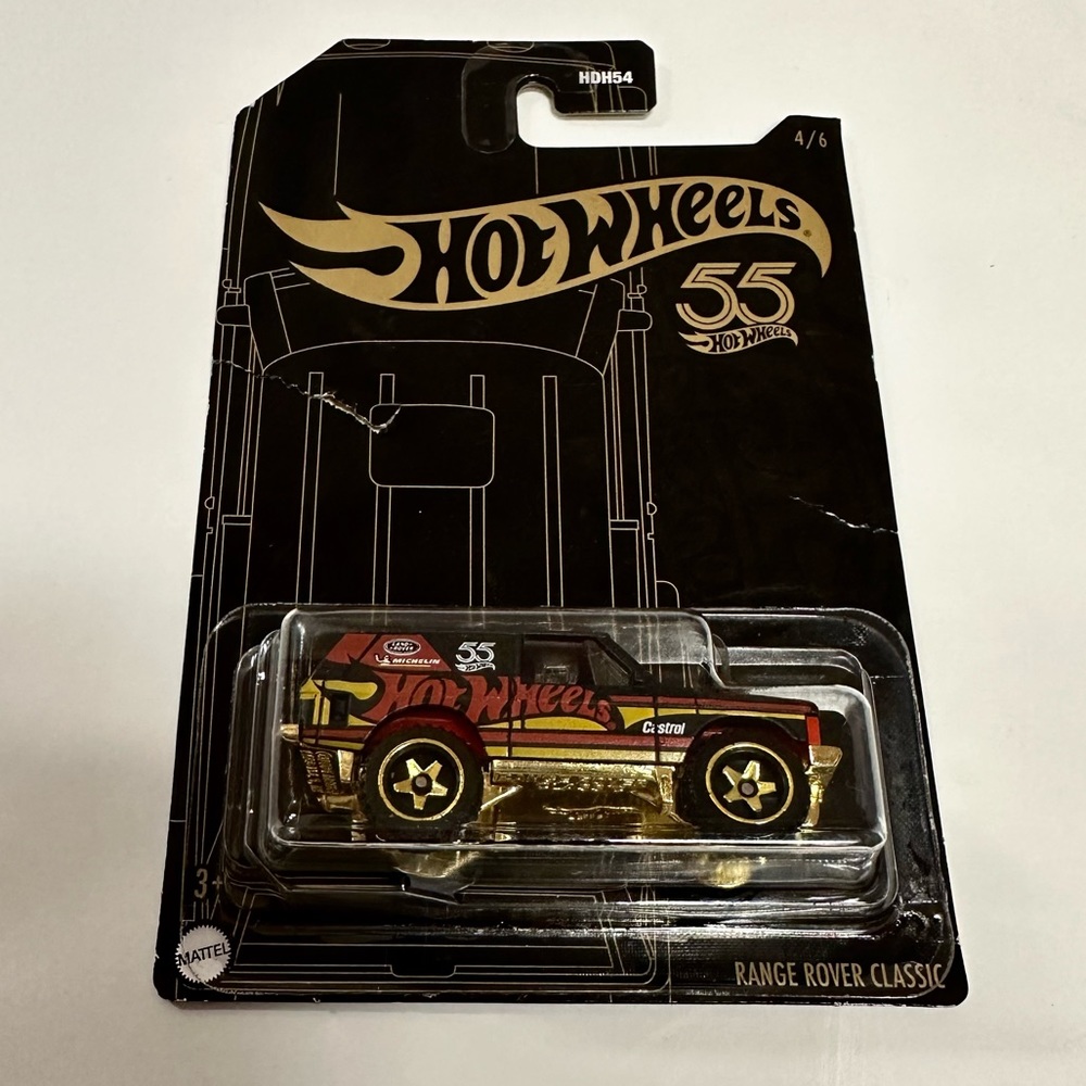 HOT WHEELS - MATTEL - RANGE ROVER CLASSIC #4 - 2023 55th Anniversary - Unopened!